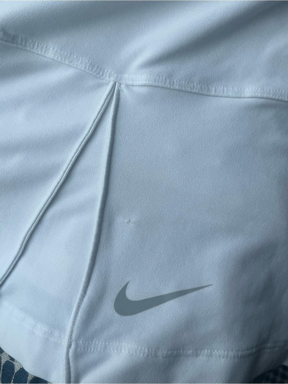 Nike Dri-FIT Tennis Skort Small White Pleated Built-In Shorts - Picture 9 of 10